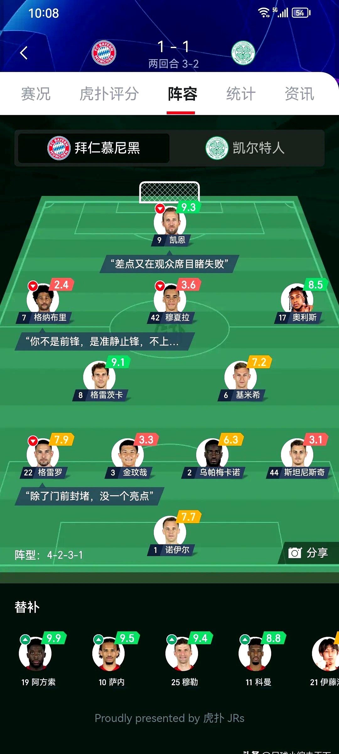 拜仁巨星伤愈复出即破门，全场球迷沸腾，自己很多通过自己.的简单介绍